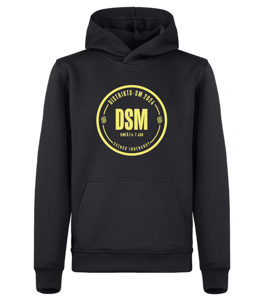 Distrikts-SM Hoodie svart junior